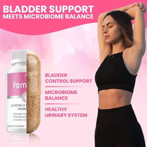 FemiPro is a natural formula that supports bladder control and urinary health.